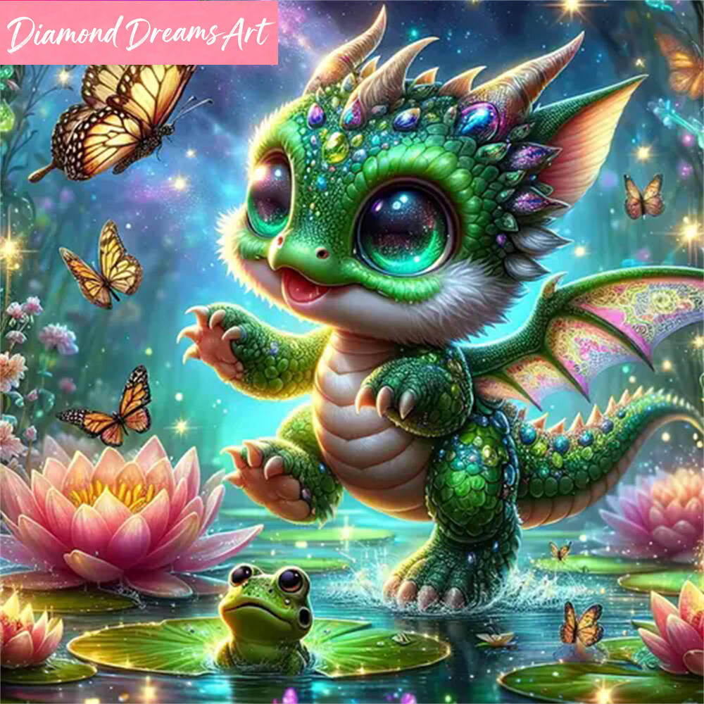 Embroidery Daisy - New Arrival Diamond Mosaic Dinosaur Animal