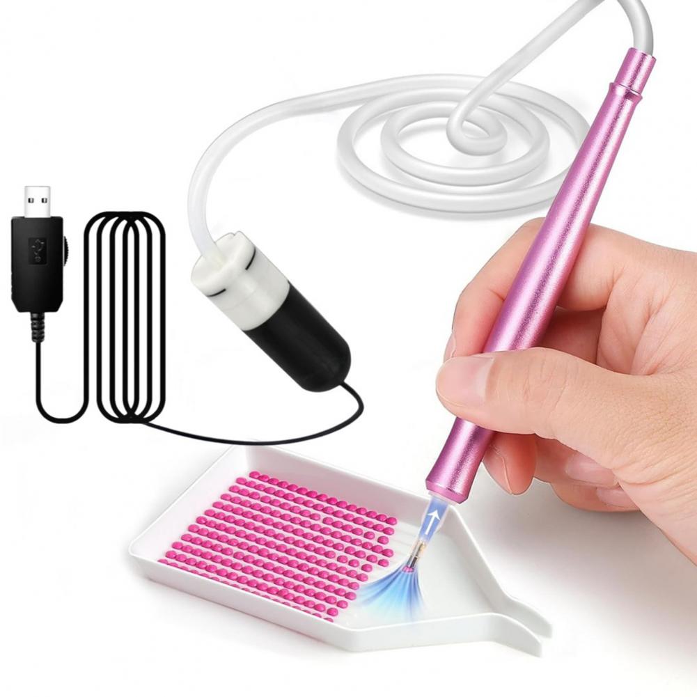 Embroidery Needle Pen - Electric Vacuum Diamond Art Pen -