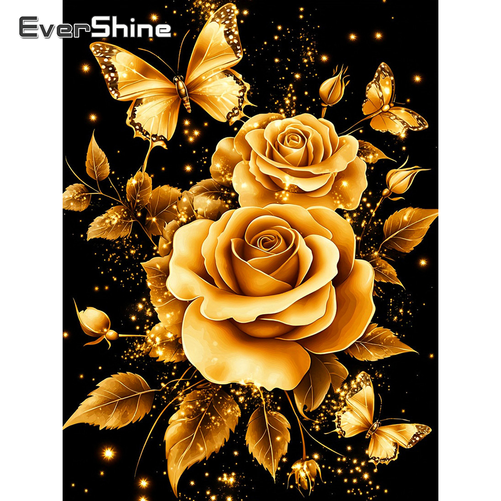 Embroidery Daisy - 1PC frameless Diamond Painting Rose Picture