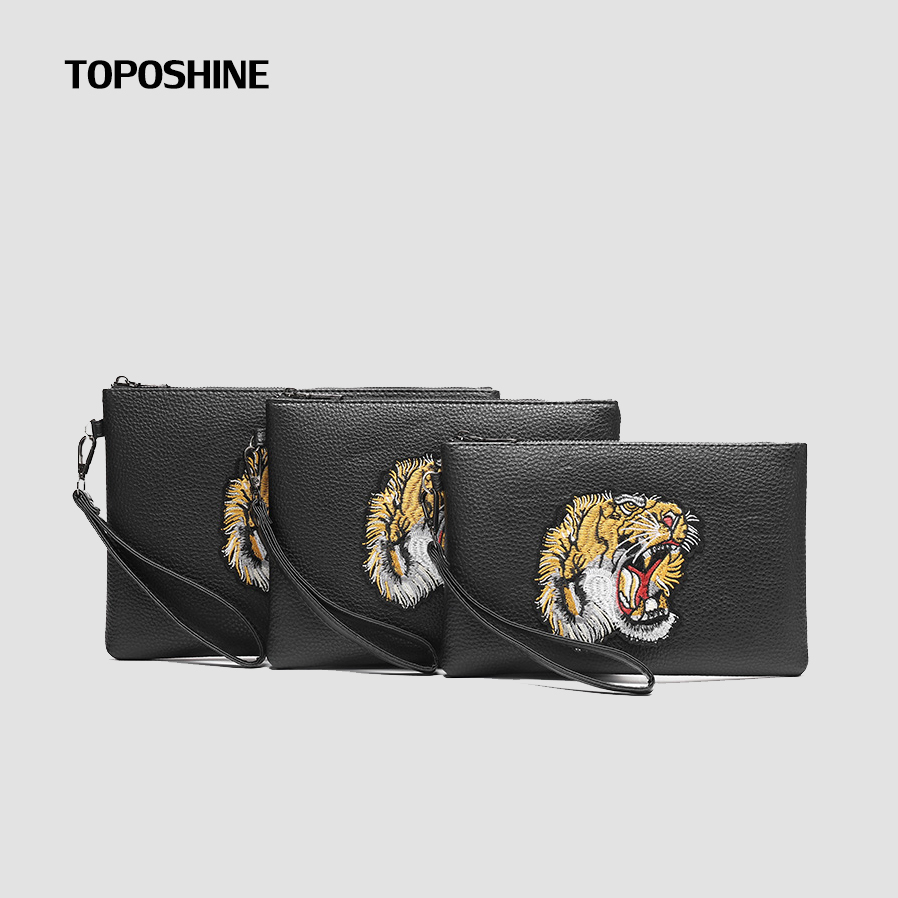 Embroidery Premium - Toposhine Men's Fashion Tiger Head Embroidery