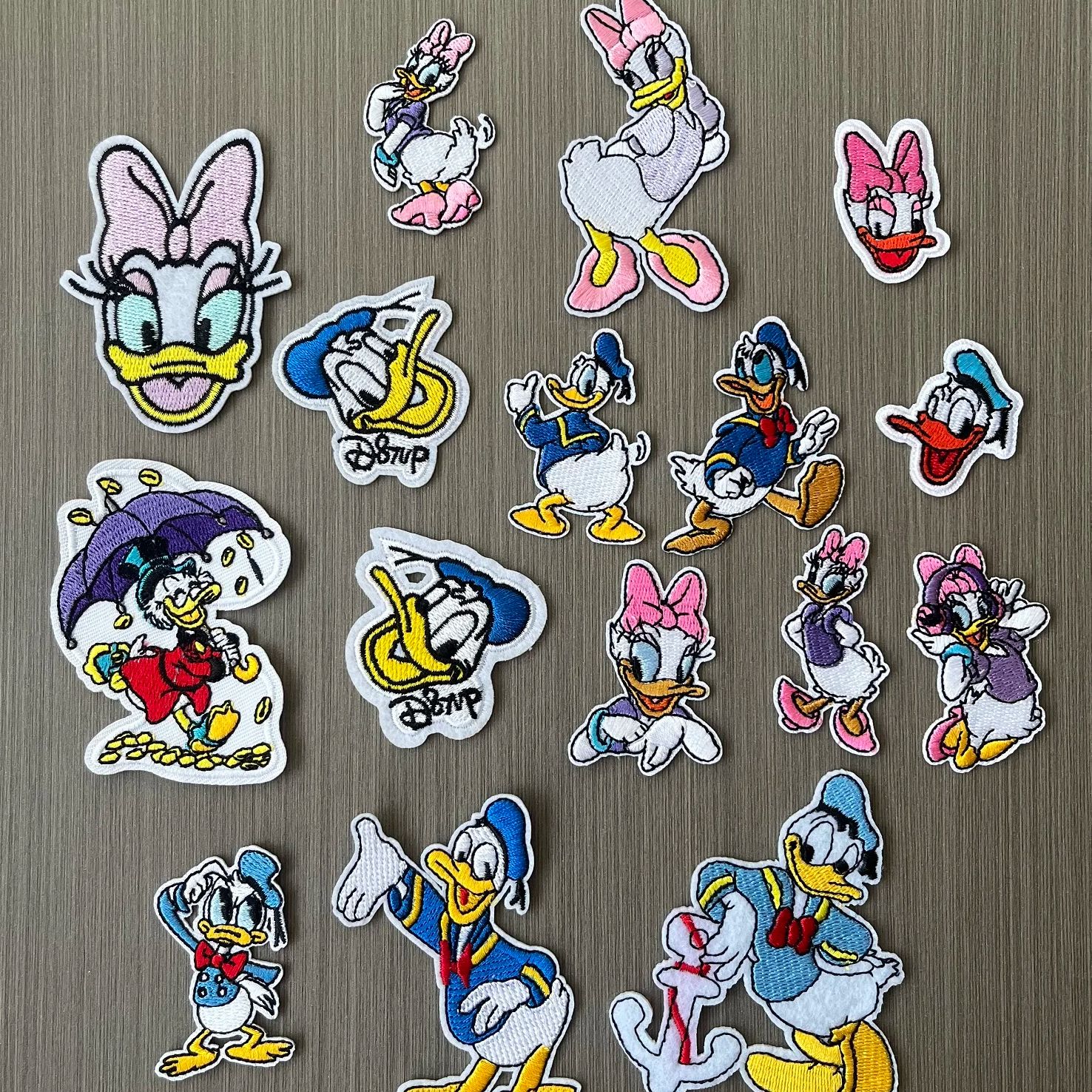 Embroidery Daisy Flower - 16Pcs Cartoon Donald Duck Cute Daisy