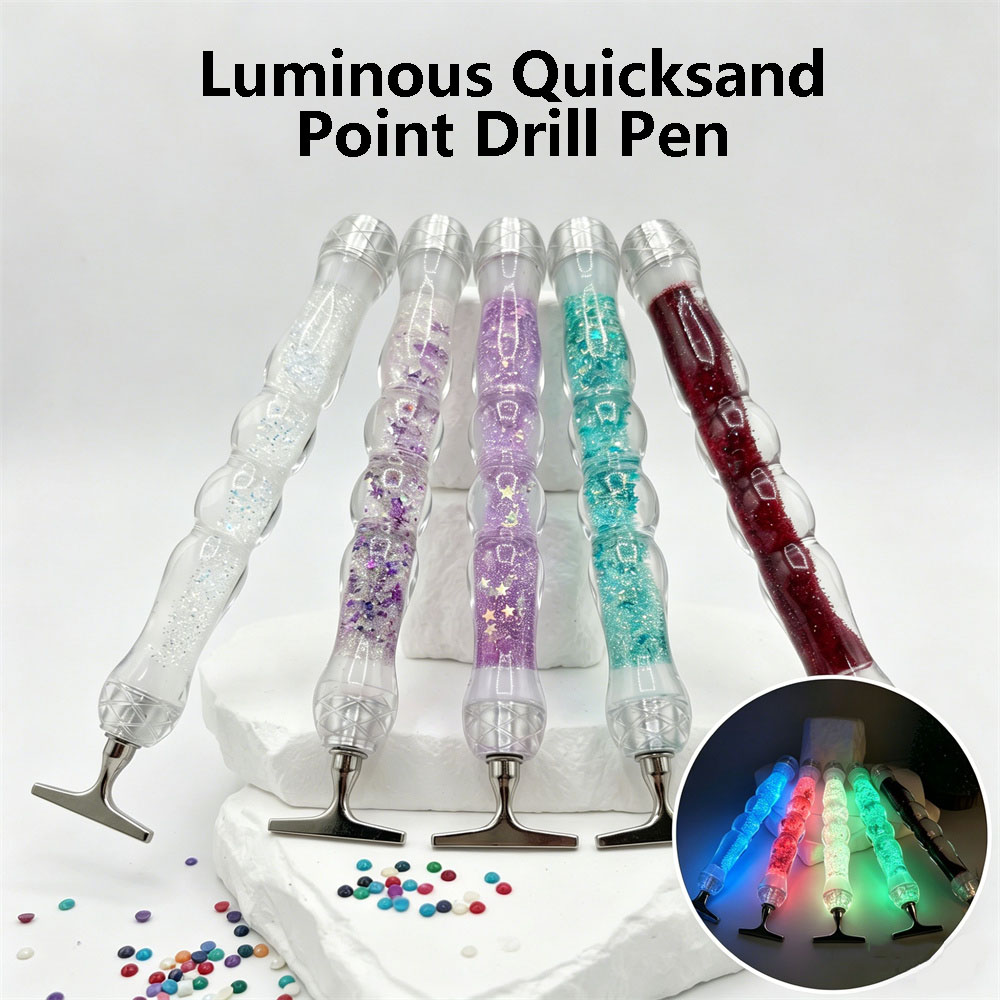 Embroidery Needle Pen - New Luminous Transparent Quicksand Diamond Painting