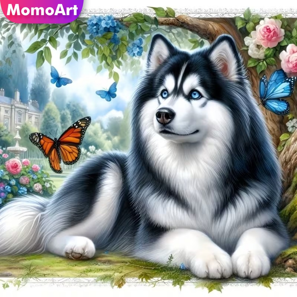 Embroidery Daisy - Momoart New Arrival Diamond Embroidery Dog