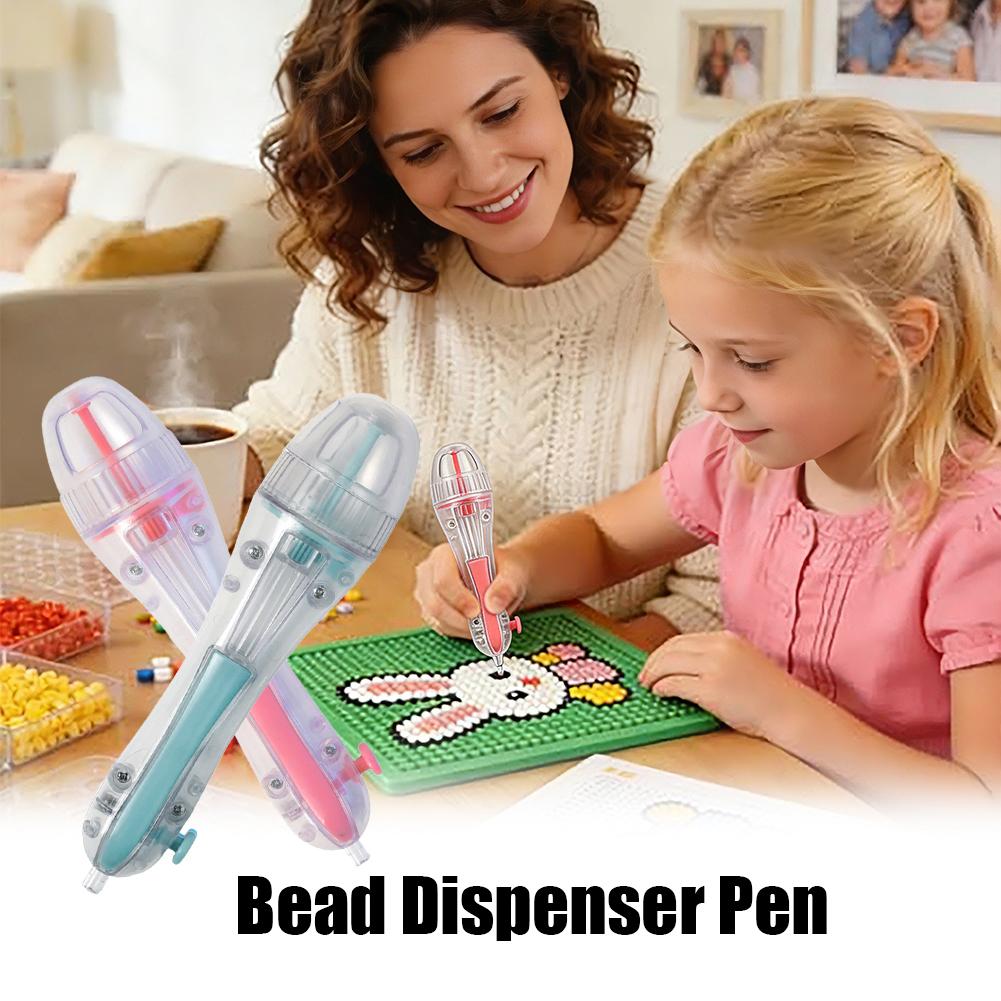 Embroidery Needle Pen - Automatic Bead Dispenser Pen 2.6mm Press