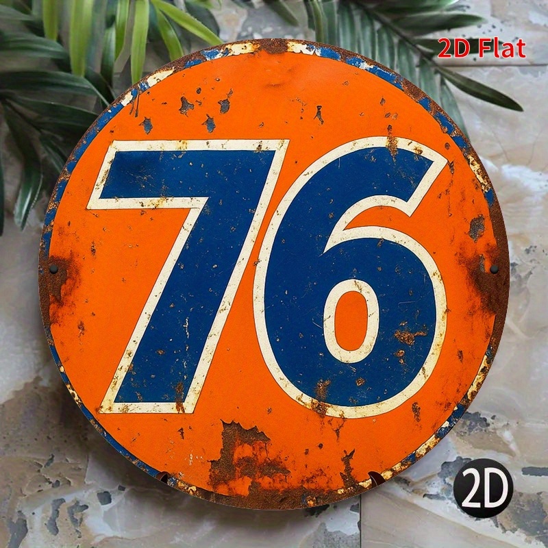 Embroidery Garden - [2D Flat] Vintage 76 Gas Station