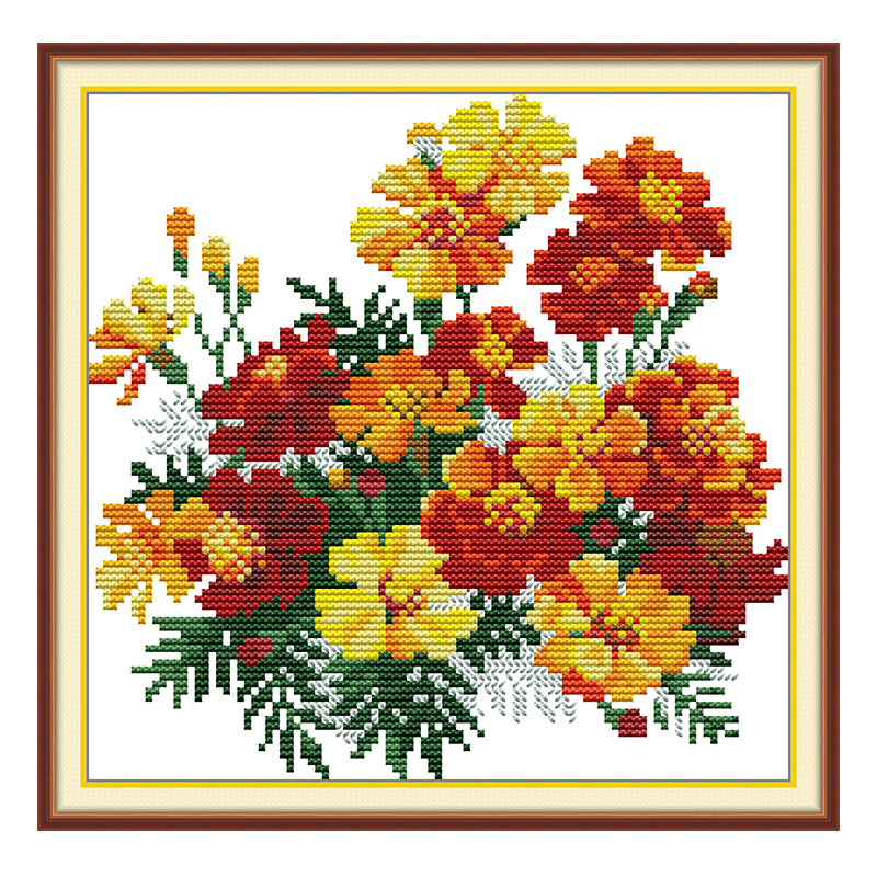Little Yellow Flower Patterns  - Embroidery Yellow Flower incelemesi ve fiyatı