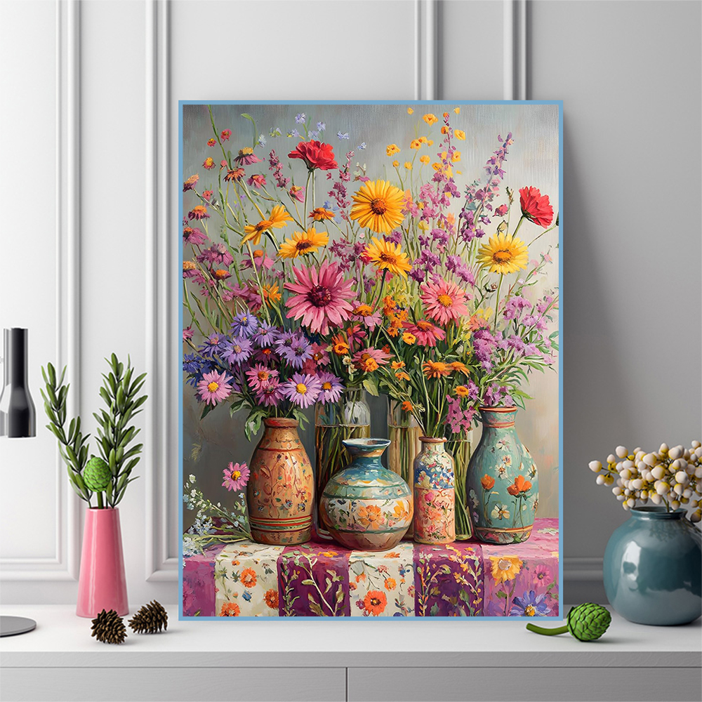 Momoart New Arrival Diamond Em - Embroidery Daisy Flower incelemesi ve fiyatı