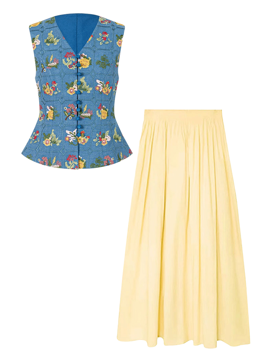 Parkyeon Retro Heavy Embroider - Embroidery Yellow Flower incelemesi ve fiyatı