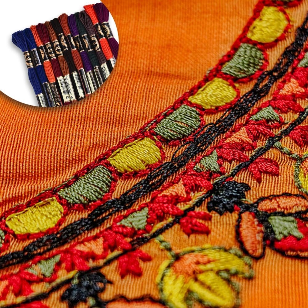 12 Skeins 6 Strands Hand Varie - Embroidery Floss incelemesi ve fiyatı