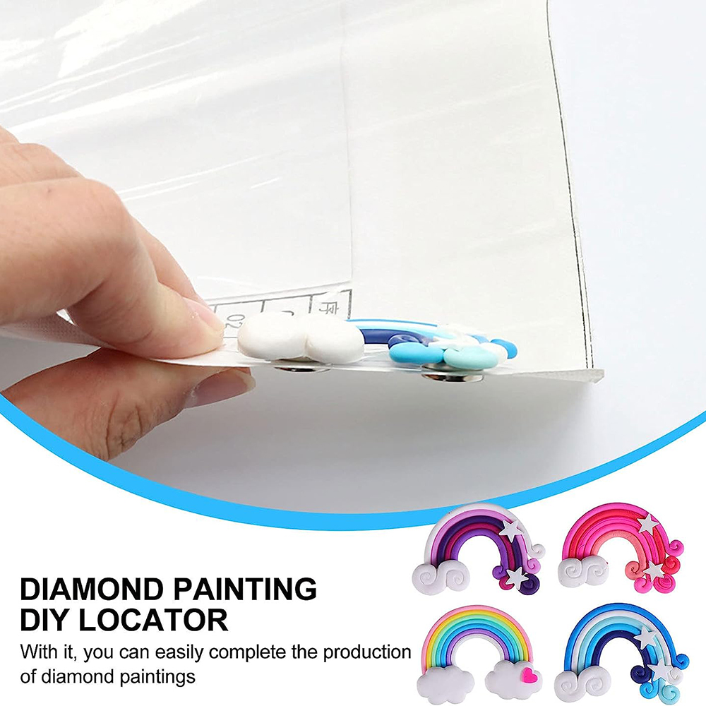 1PC Cute Rainbow Shape Diamond - Embroidery Painting incelemesi ve fiyatı