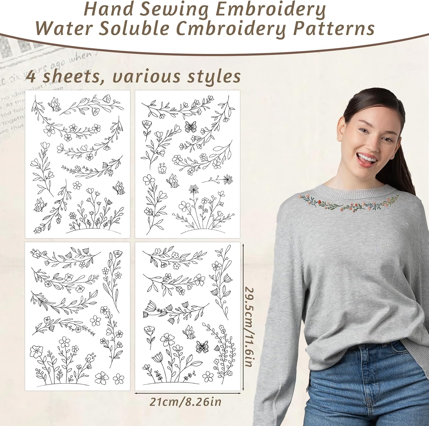 Stick & Stitch Water Soluble E - Embroidery Daisy incelemesi ve fiyatı
