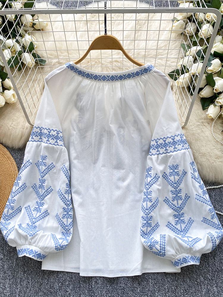 Women Blouse Embroidery Autumn - Embroidery Jersey incelemesi ve fiyatı