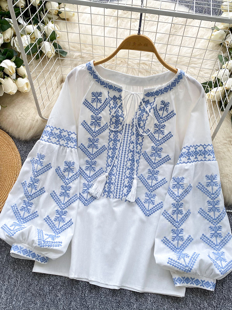 Women Blouse Embroidery Autumn - Embroidery Jersey incelemesi ve fiyatı