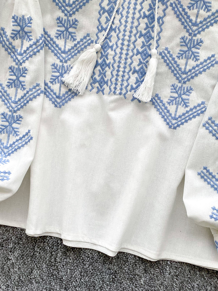 Women Blouse Embroidery Autumn - Embroidery Jersey incelemesi ve fiyatı