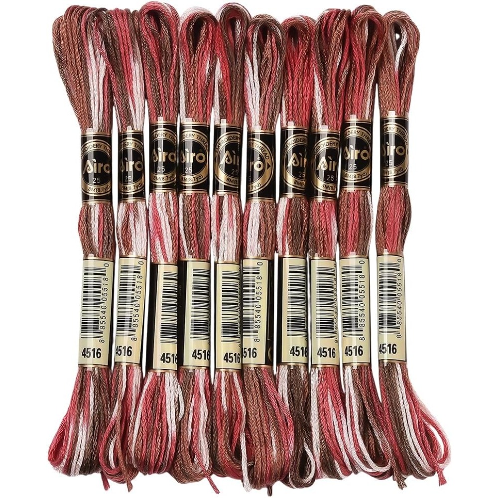 10 Skeins 6 Strands Red Embroi - Embroidery Floss incelemesi ve fiyatı