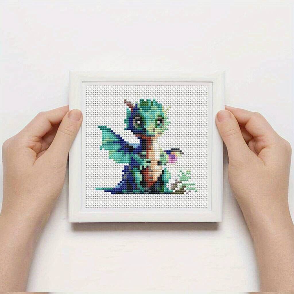 12Pcs Dragon Cross Stitch 11CT - Embroidery X Stitch incelemesi ve fiyatı