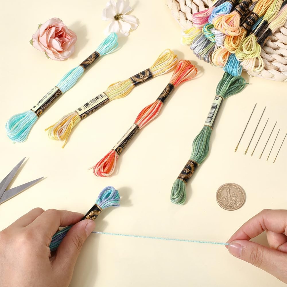 18 Skeins 6-Ply Polyester Embr - Embroidery Floss incelemesi ve fiyatı