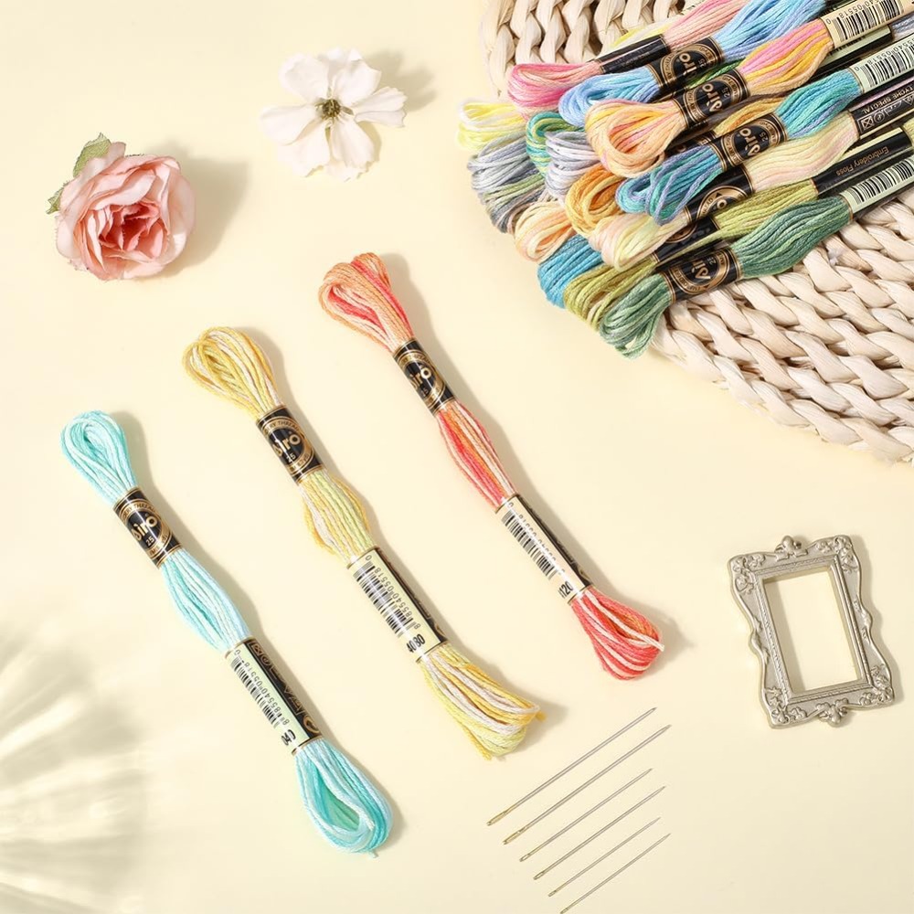 18 Skeins 6-Ply Polyester Embr - Embroidery Floss incelemesi ve fiyatı