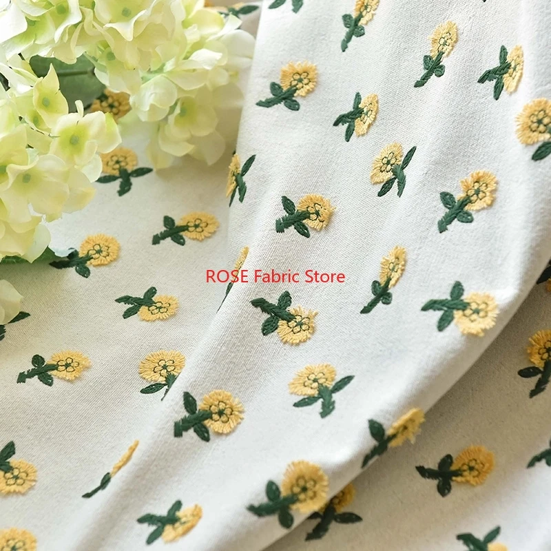 Ins-inspired 3D Small Yellow F - Embroidery Yellow Flower incelemesi ve fiyatı