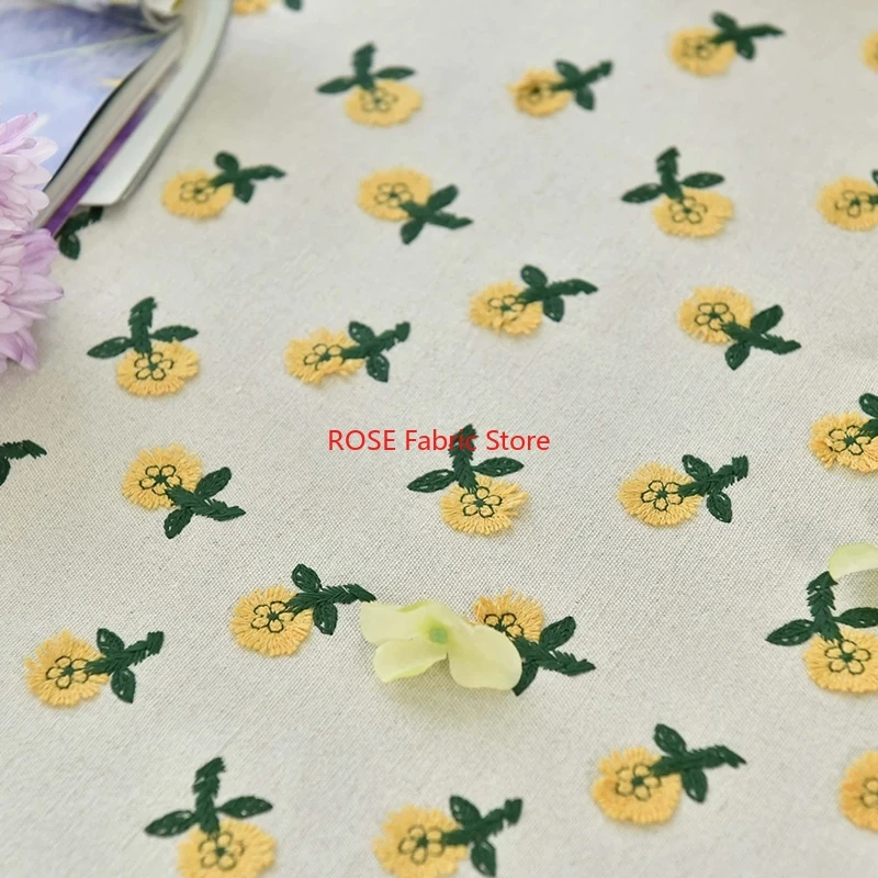 Ins-inspired 3D Small Yellow F - Embroidery Yellow Flower incelemesi ve fiyatı