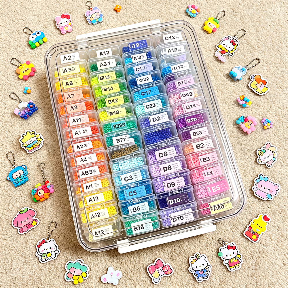 60pcs Transparent Plastic Stor - Embroidery Painting incelemesi ve fiyatı