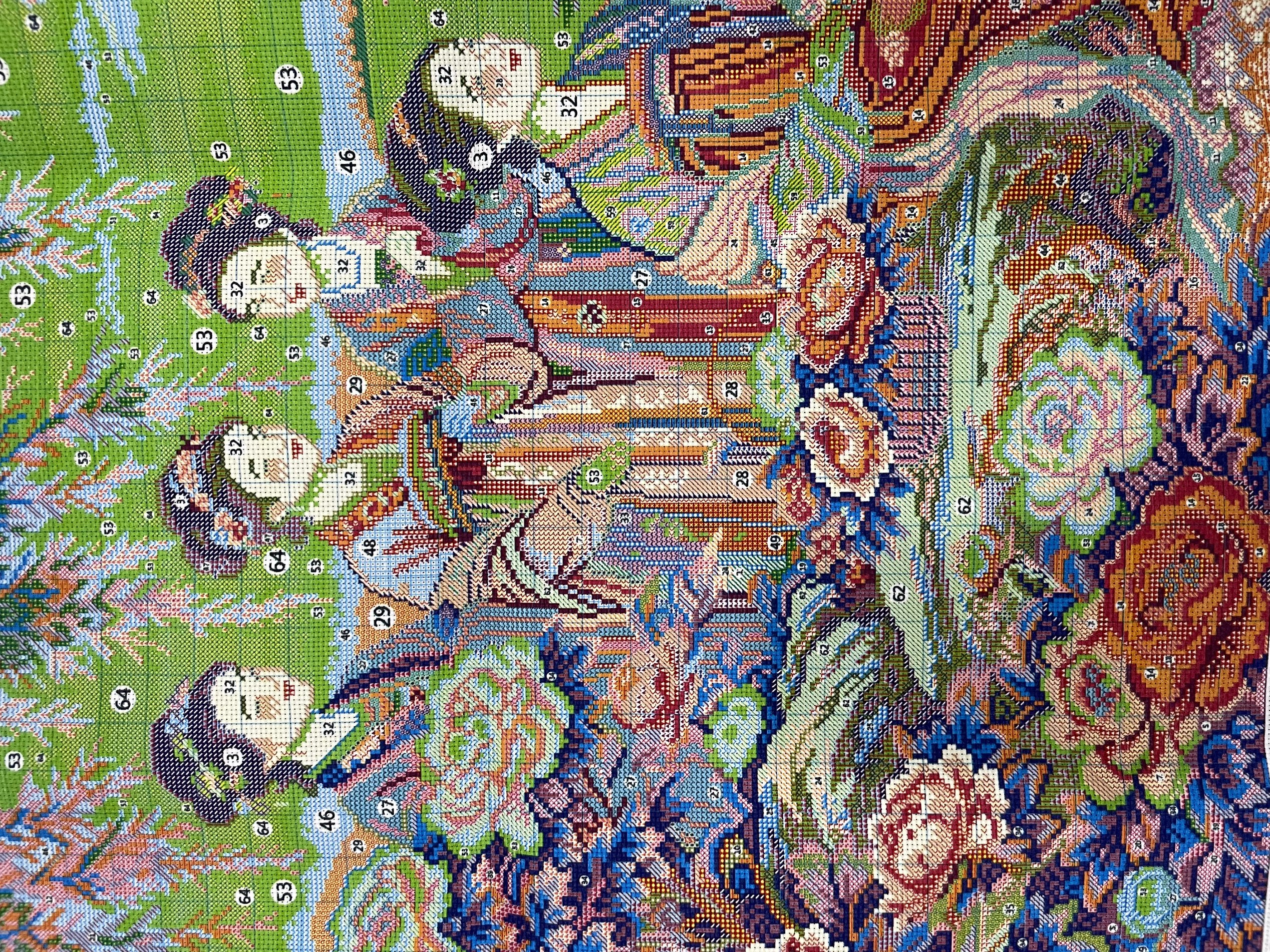 9CT 11CT 14CT Spring Garden An - Embroidery X Stitch incelemesi ve fiyatı