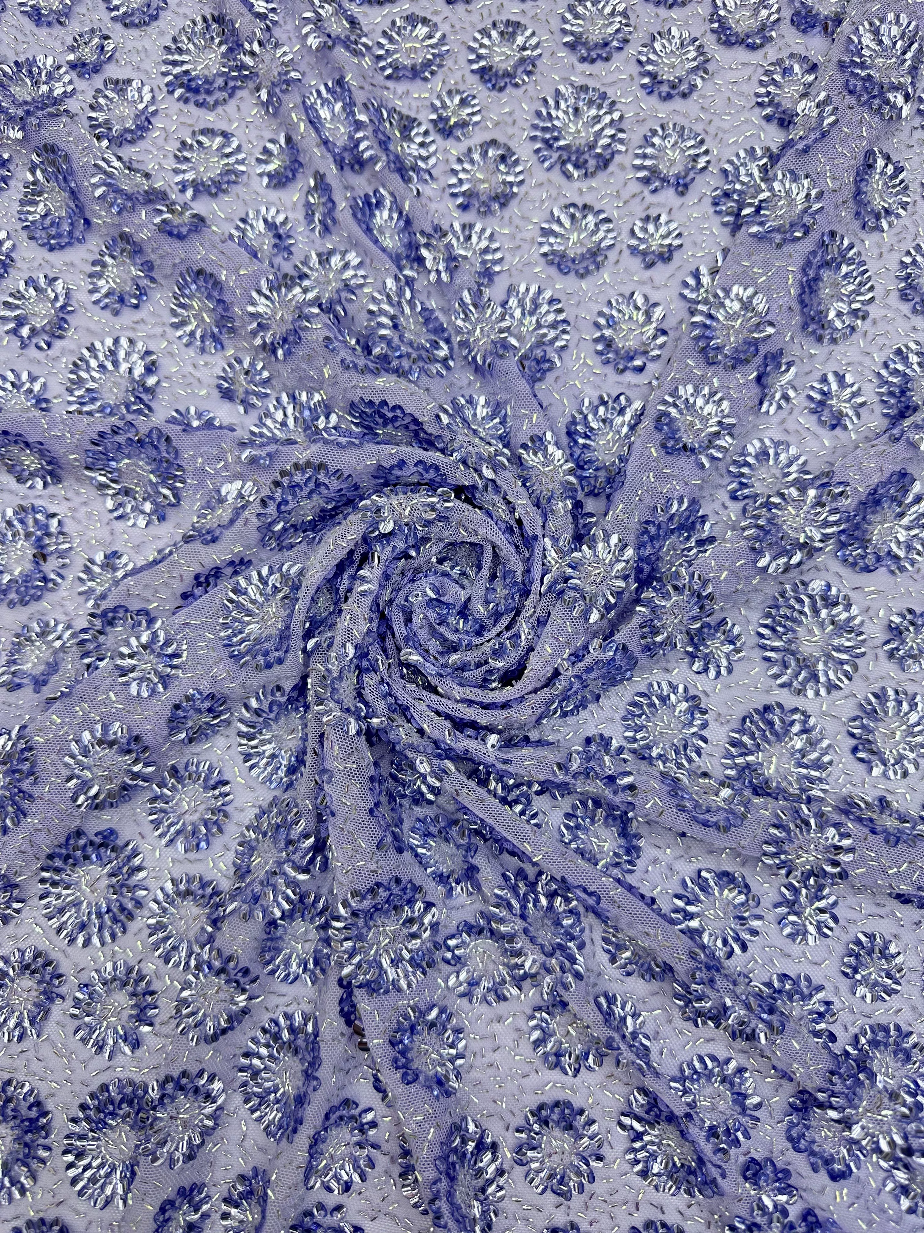 1yard mesh tissu Little Daisie - Embroidery Daisy incelemesi ve fiyatı