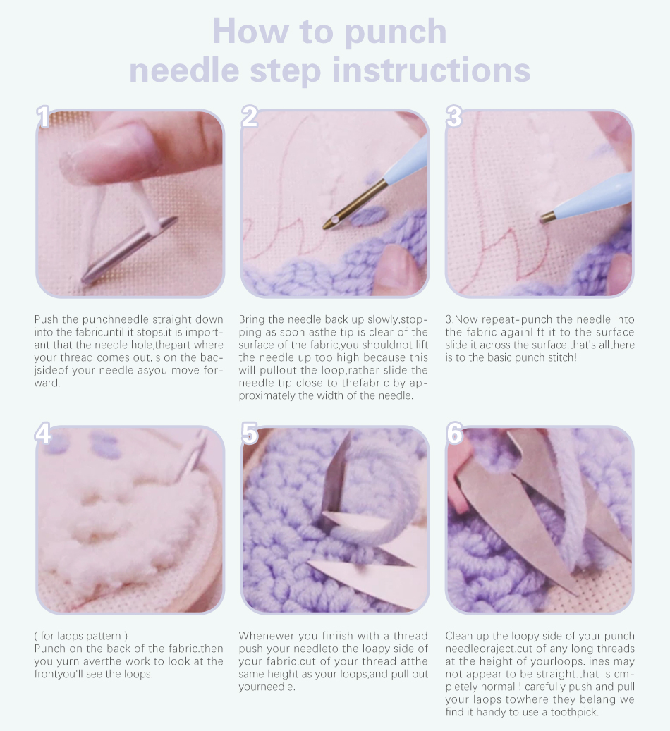 DIY Punch Needle Embroidery Ki - Embroidery Daisy Flower incelemesi ve fiyatı