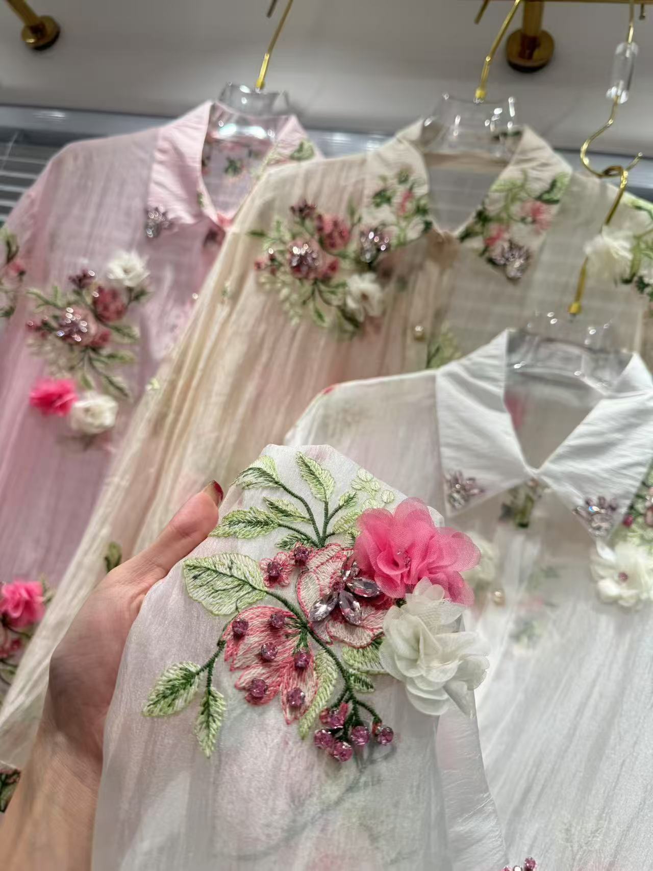 Luxury Style Flowers Embroider - Embroidery Daisy incelemesi ve fiyatı
