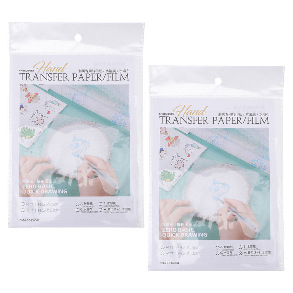 8Pcs DIY Water Soluble Embroid - Embroidery Pattern incelemesi ve fiyatı