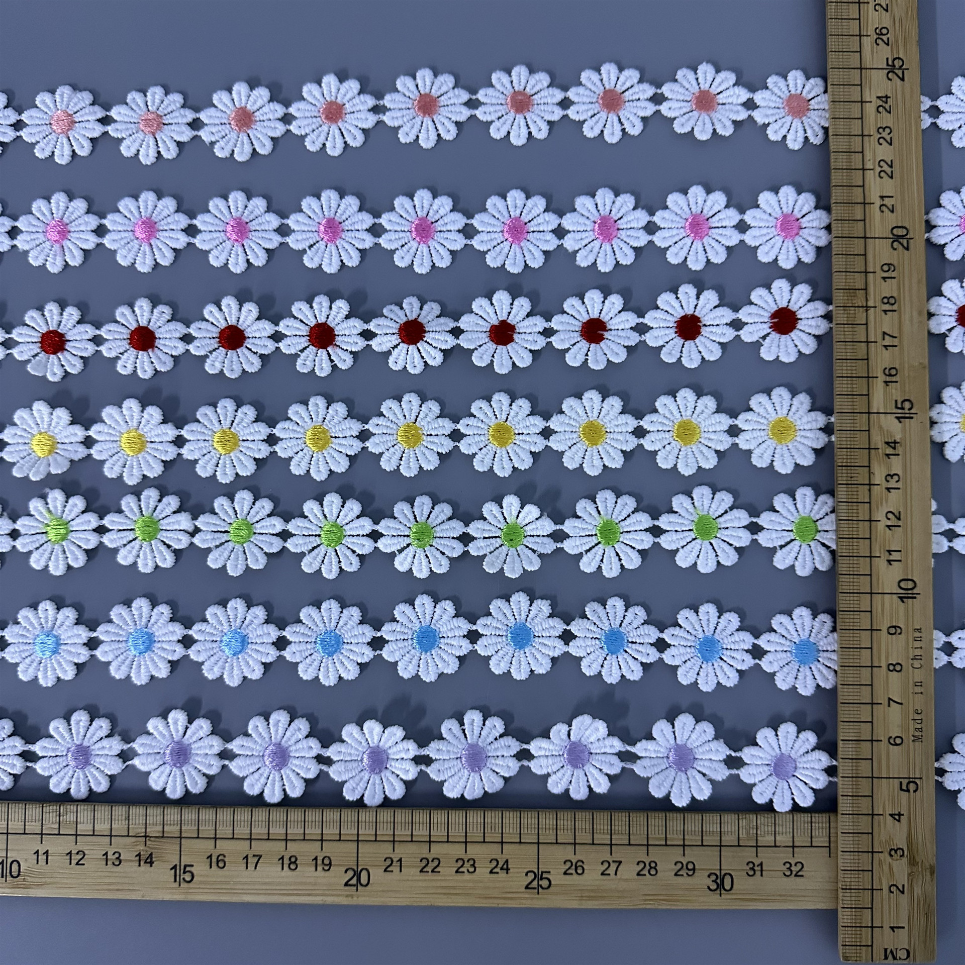 Daisy Lace Sunflower Wedding D - Embroidery Daisy Flower incelemesi ve fiyatı