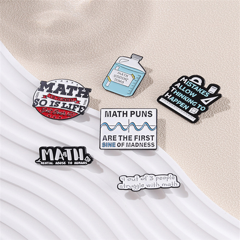Creative Math Enamel Brooches  - Embroidery Love incelemesi ve fiyatı