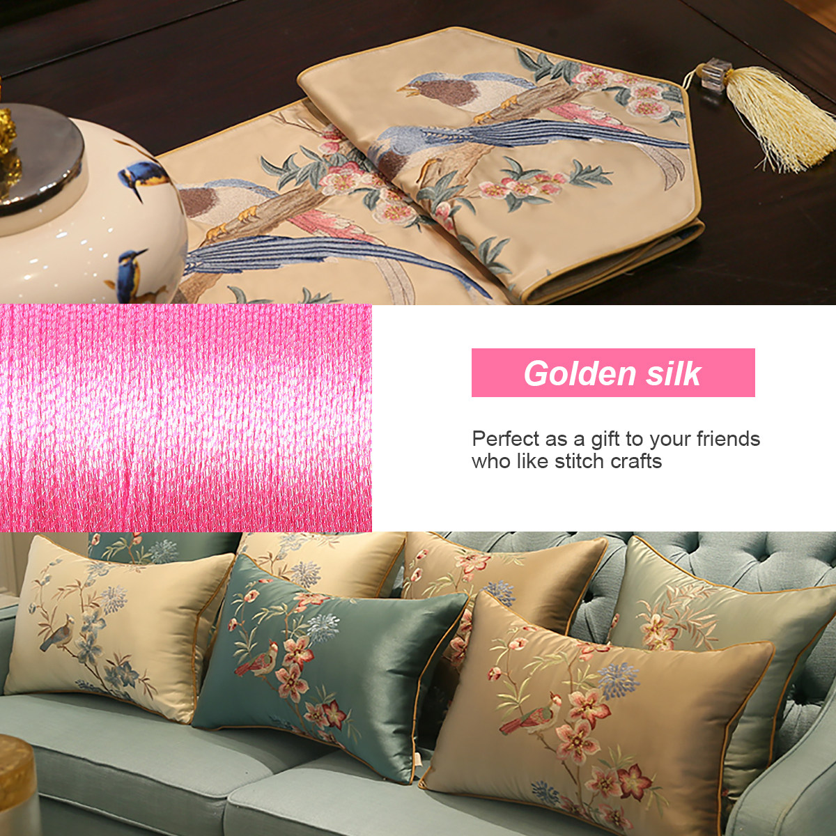 4 Rolls Sewing Thread Embroide - Embroidery Floss incelemesi ve fiyatı