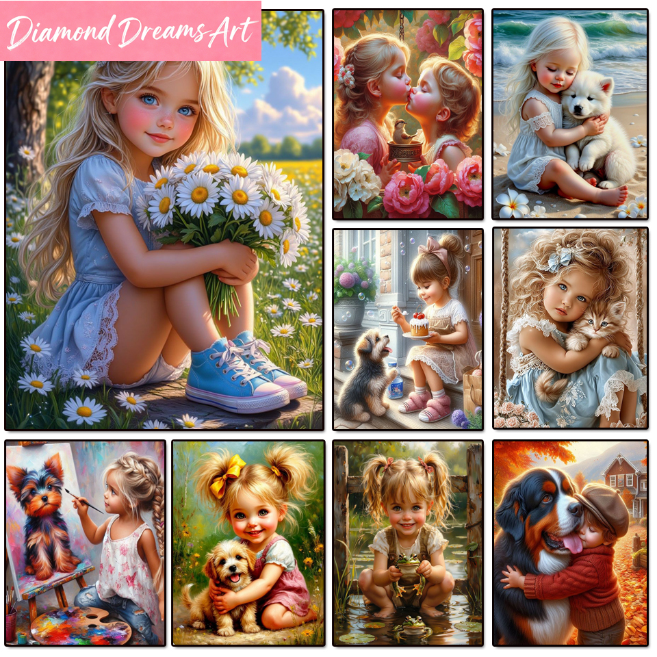 Frameless,5D DIY Diamond Paint - Embroidery Daisy incelemesi ve fiyatı