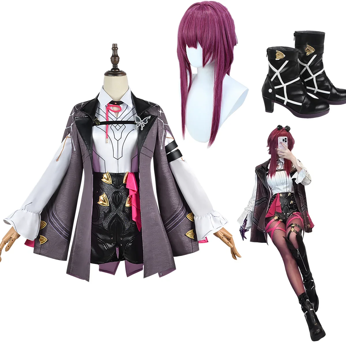 Honkai Star Rail Kafka Cosplay - Embroidery Premium incelemesi ve fiyatı