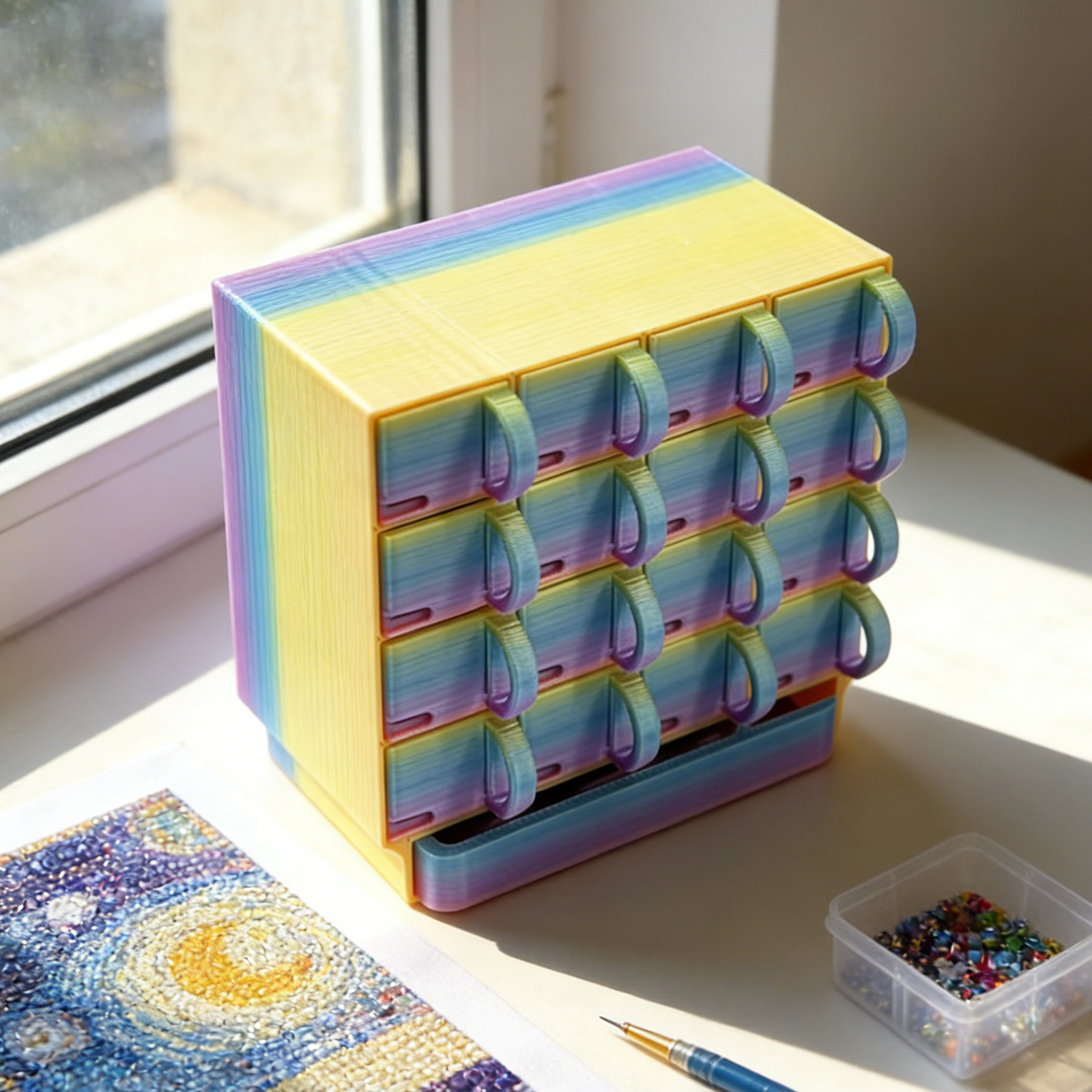 Portable Container Diamond Pai - Embroidery Painting incelemesi ve fiyatı
