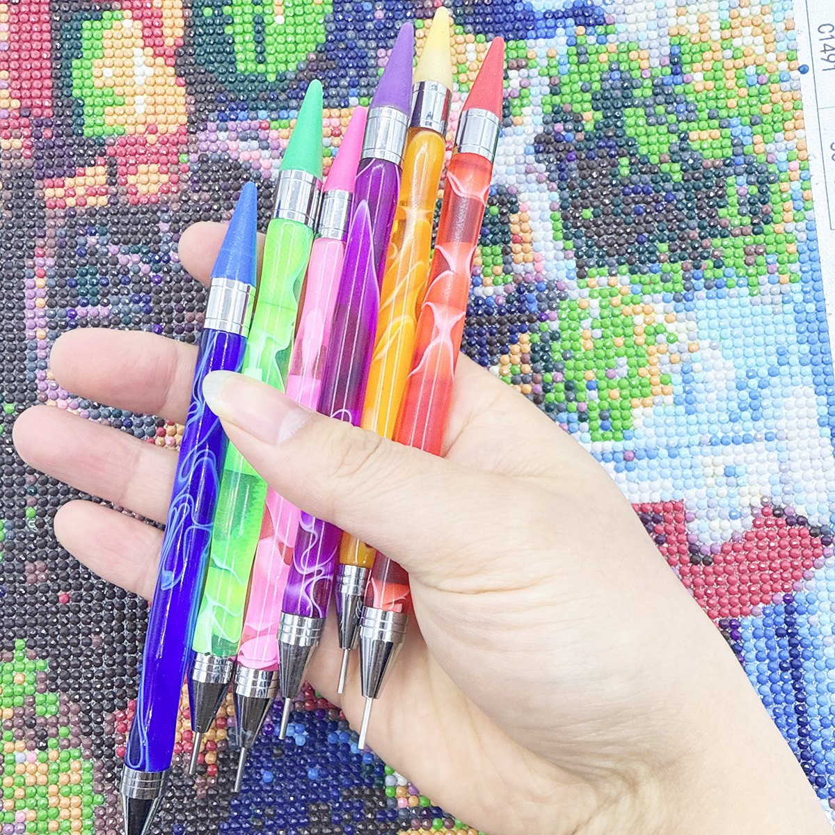 Diamond Painting Dual-ended Wa - Embroidery Needle Pen incelemesi ve fiyatı