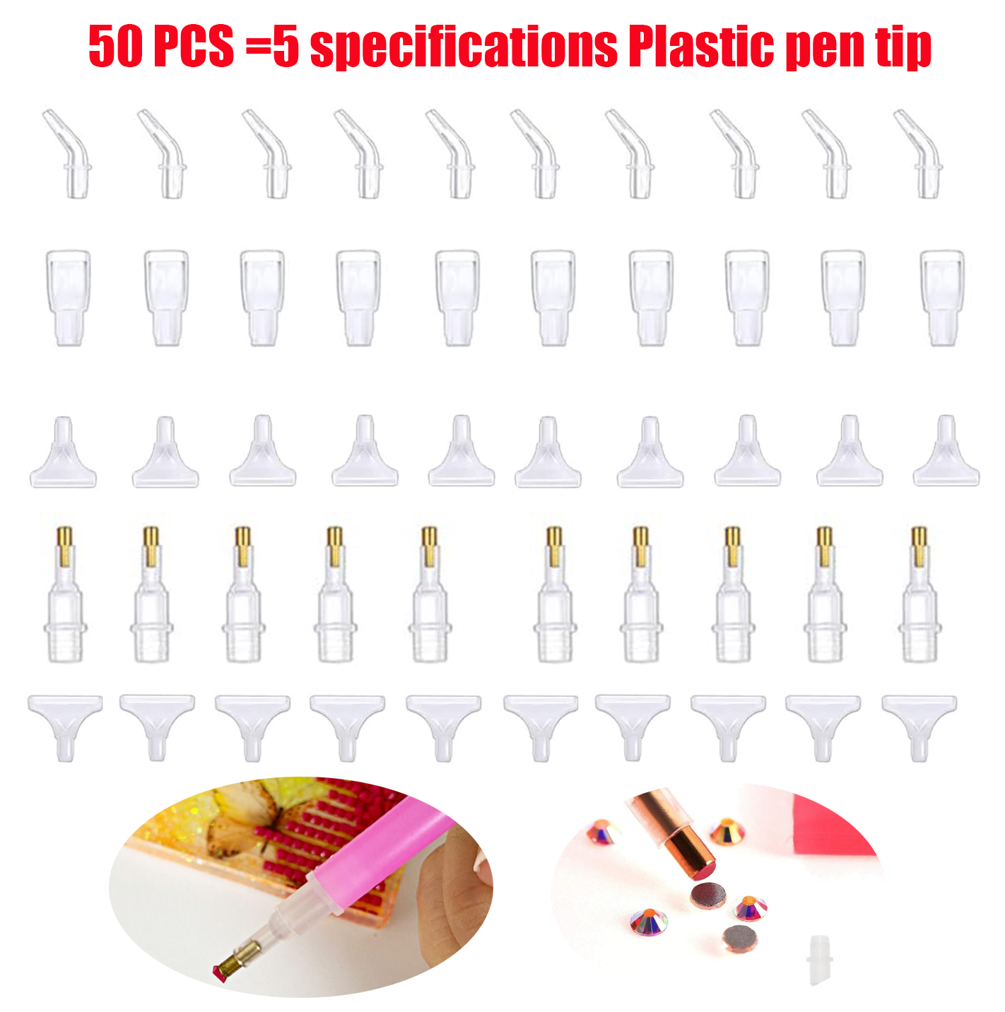 50 Pcs Diamond Painting Art Dr - Embroidery Needle Pen incelemesi ve fiyatı
