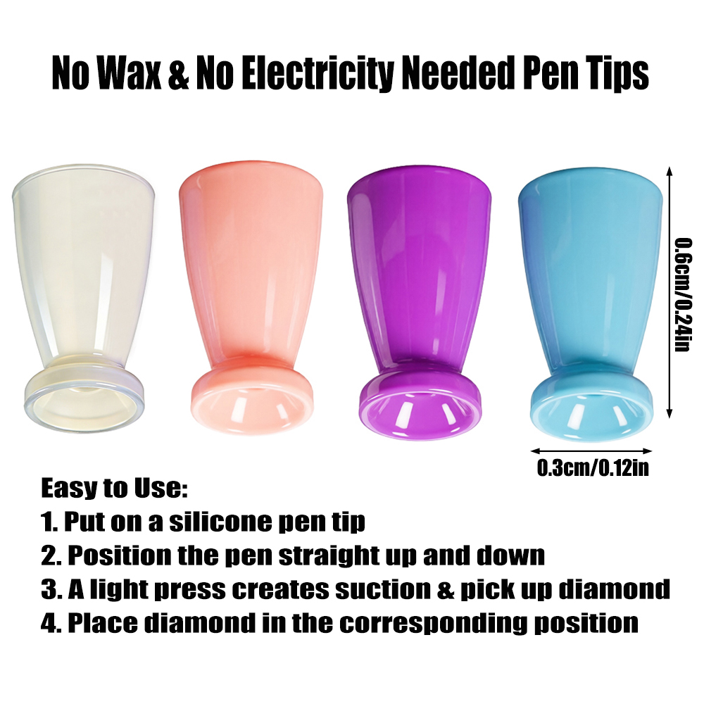 10PCS Mini Silicone Tips For D - Embroidery Needle Pen incelemesi ve fiyatı