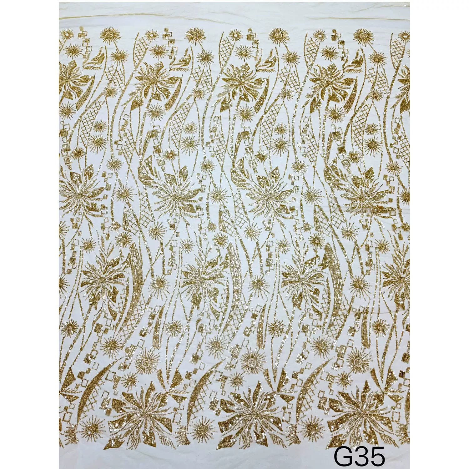 1yard soft Lace fabric Geometr - Embroidery Pattern incelemesi ve fiyatı