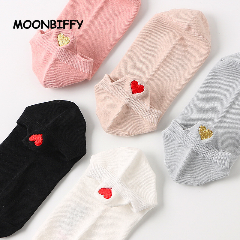 Love Heart Women Socks Embroid - Embroidery Love incelemesi ve fiyatı