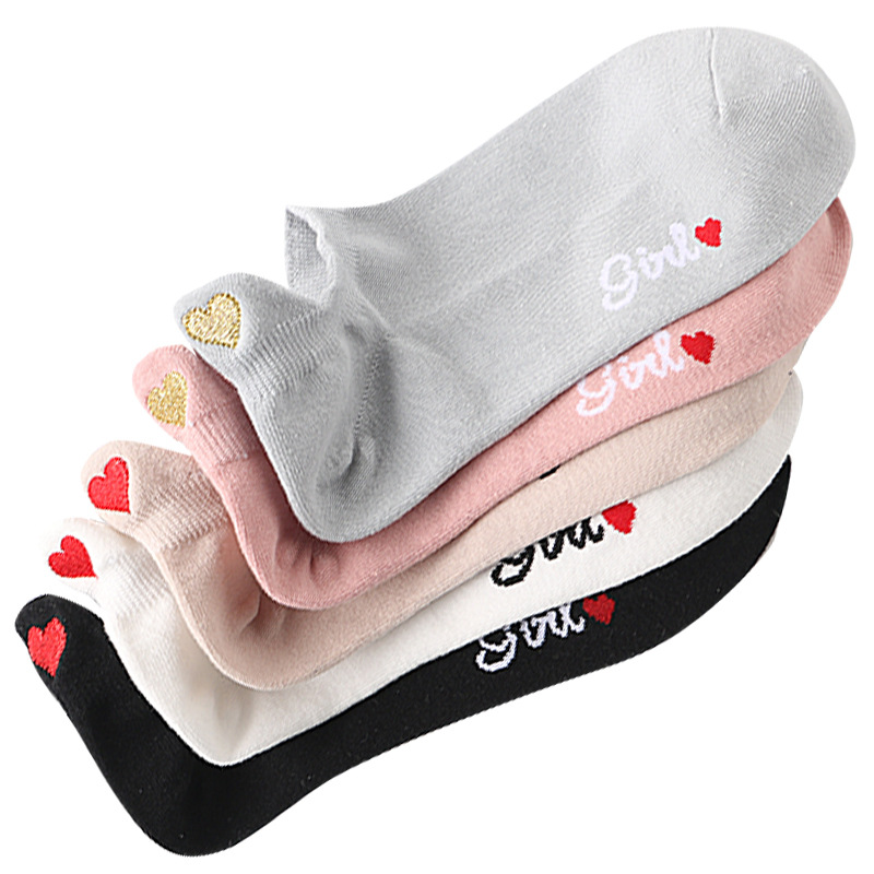 Love Heart Women Socks Embroid - Embroidery Love incelemesi ve fiyatı