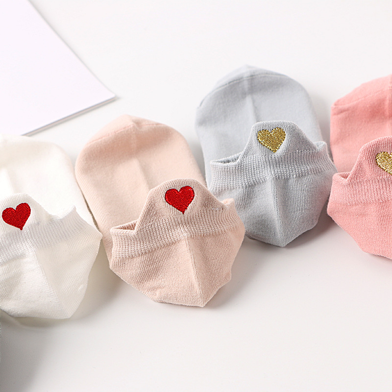 Love Heart Women Socks Embroid - Embroidery Love incelemesi ve fiyatı
