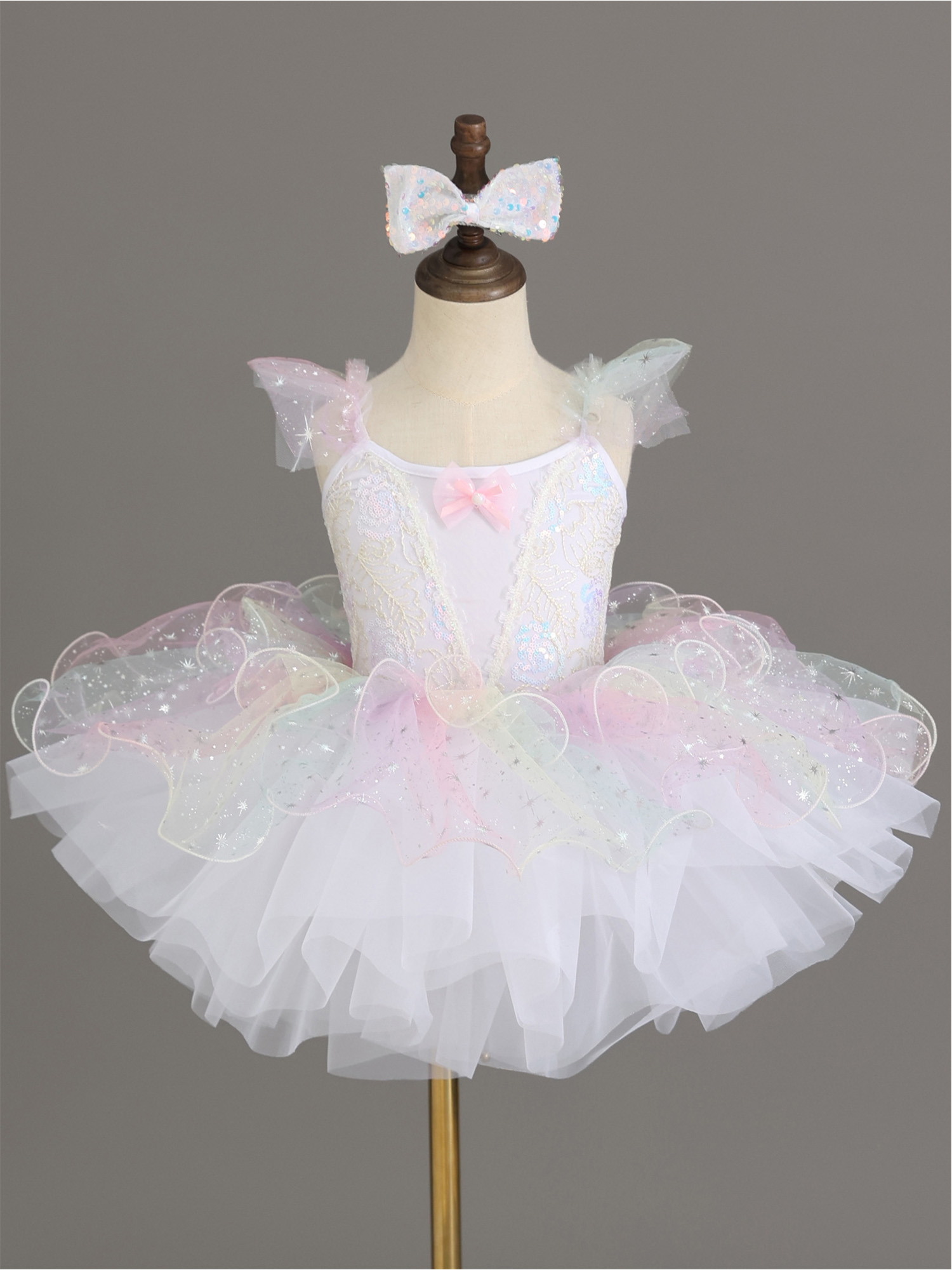 Kids Girls Ballet Dance Dress  - Embroidery Jersey incelemesi ve fiyatı