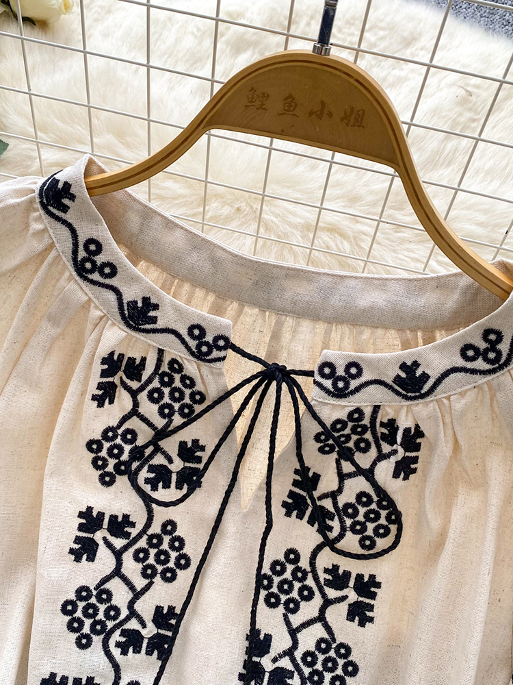 Women embroidered blouse autum - Embroidery Jersey incelemesi ve fiyatı