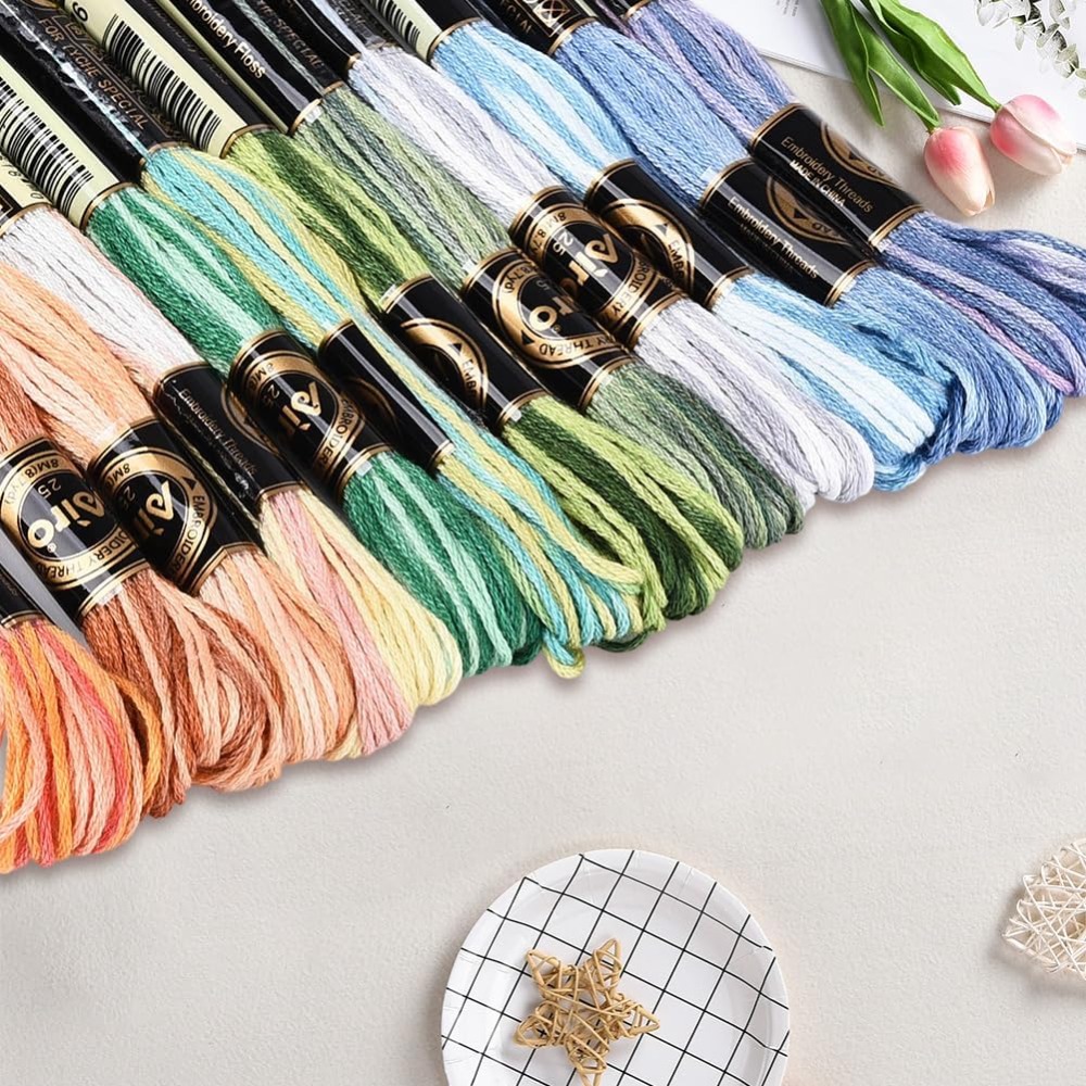 12 Skeins 105 Yards Cross Stit - Embroidery Floss incelemesi ve fiyatı