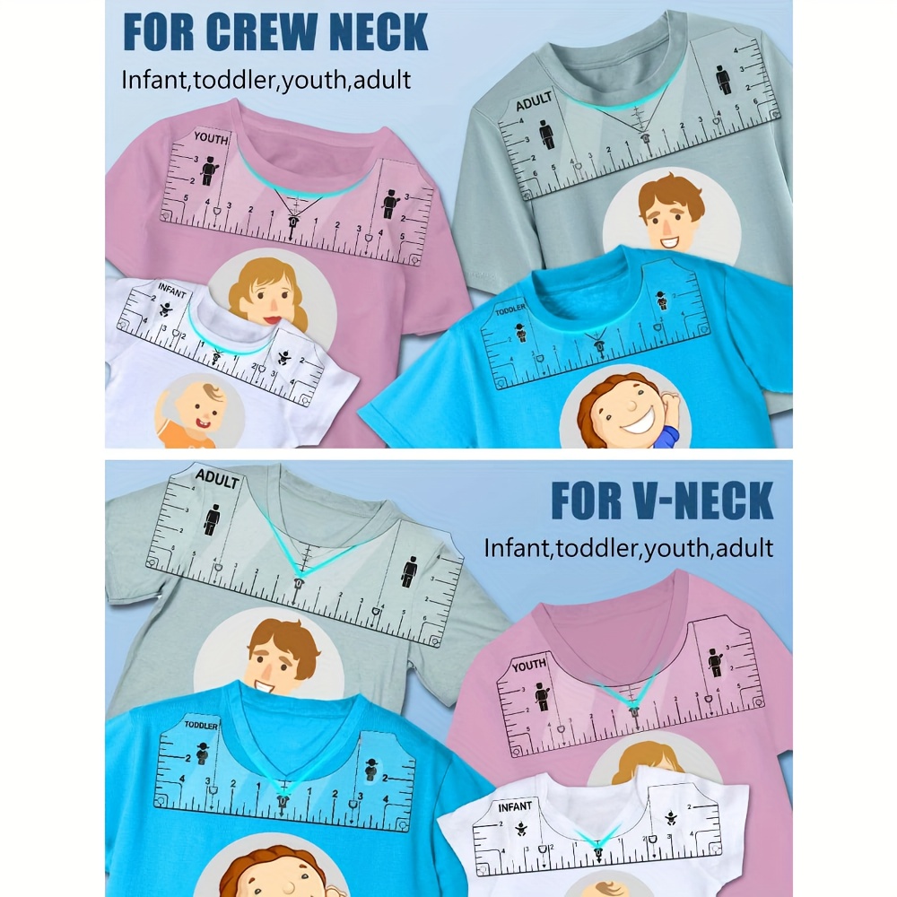 7Pcs T-Shirt Alignment Ruler T - Embroidery Hub incelemesi ve fiyatı
