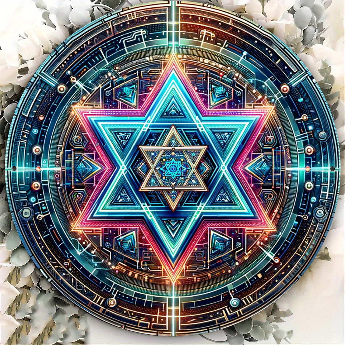 1pc Vintage Star of David Hang - Embroidery Garden incelemesi ve fiyatı