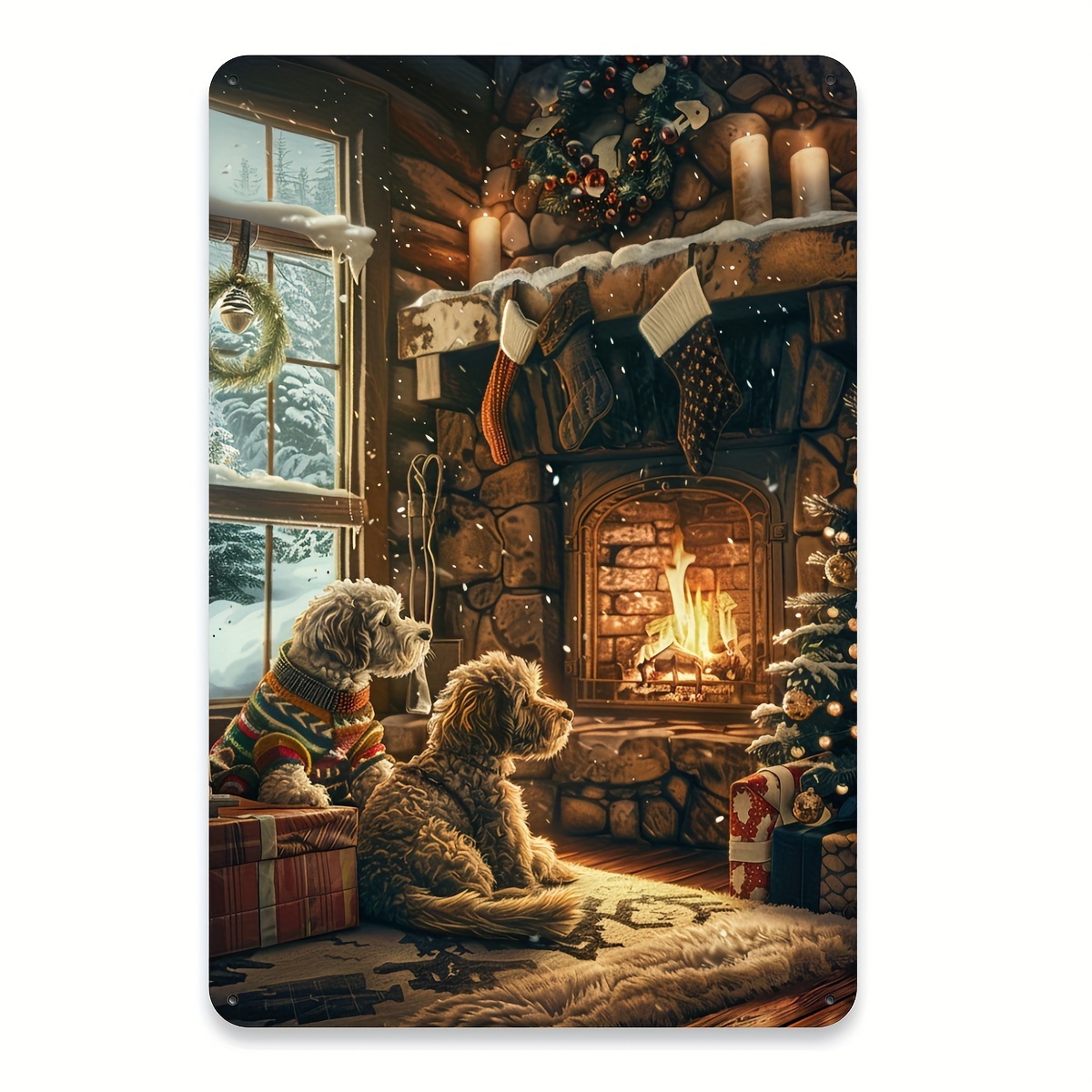 Vintage Dog by Christmas Firep - Embroidery Garden incelemesi ve fiyatı