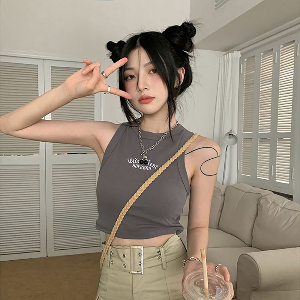 Simple Microelastic Sleeveless - Embroidery Letter M incelemesi ve fiyatı
